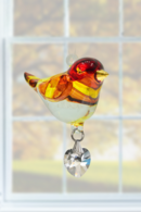 Fantasy Glass Pretty Little Bird - Goldfinch