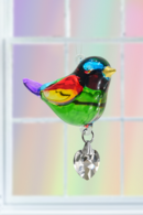 Fantasy Glass Pretty Little Bird - Rainbow
