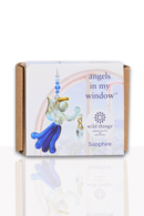 Angels in my Window Sapphire Glass