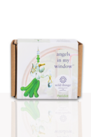 Angels in my Window Peridot Glass