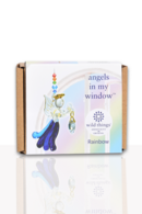 Angels in my Window Rainbow Glass