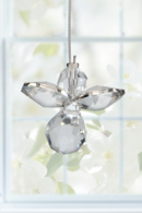 Classic Crystal Guardian Angel Silver