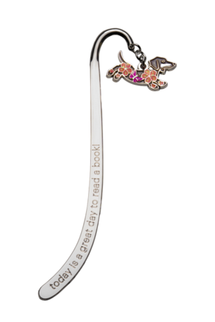 Bookmark - Dog With Flower Multicolour