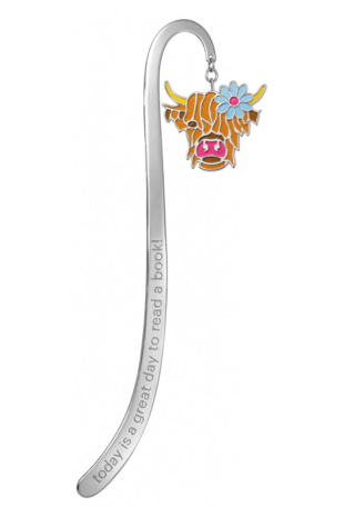 Bookmark - Highland Cow Brown