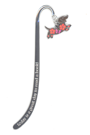 Bookmark - Dog With Flower Multicolour