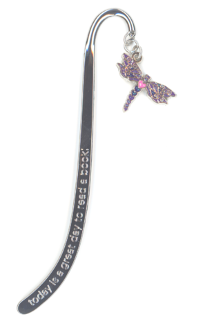 Bookmark - Dragonfly Purple