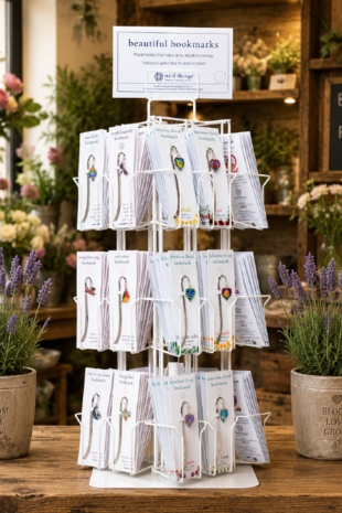144 Hook Bookmarks with Counter Display Starter Pack