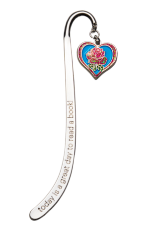 Bookmark - Rose with Heart