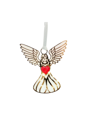 Xmas Ornament - Angel, Loveheart