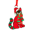 Xmas Ornament - Cat with Hat