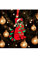 Xmas Ornament - Cat with Hat