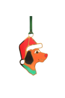 Xmas Ornament - Dog with Hat
