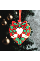 Xmas Ornament - Heart with Doves