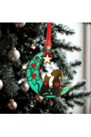Xmas Ornament - Kitty,Puppy,Moon