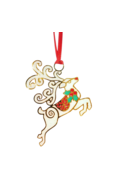 Xmas Ornament - Reindeer, White