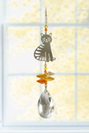 Crystal Fantasy Sitting Cat - Marmalade