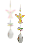 Window Jewels Angel with Heart - Confetti