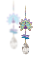 Window Jewels Peacock - Purple