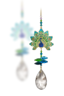 Window Jewels Peacock - Teal