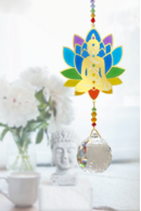Crystal Wonders Buddha - Rainbow