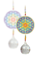 Crystal Wonders Flower of Life - Rainbow