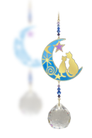 Crystal Wonders Two Cats - Moonlight