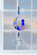 Cats on Roof - Moonlight