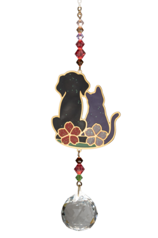 Crystal Dream Kitty,Puppy,Leaf Multicolour