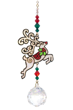 Crystal Dreams Reindeer - White