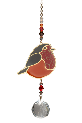 Crystal Dreams Robin Cute Russet Red