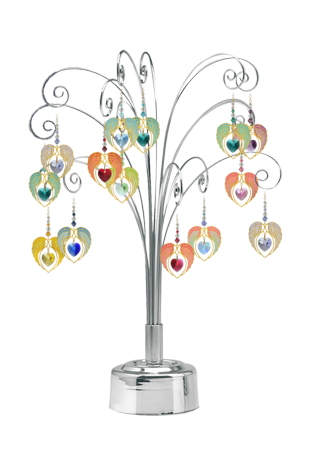 Birthstone Angel Wing Hearts