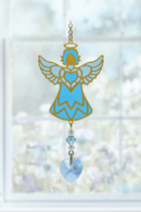 Birthstone Celestial Angel - Aquamarine