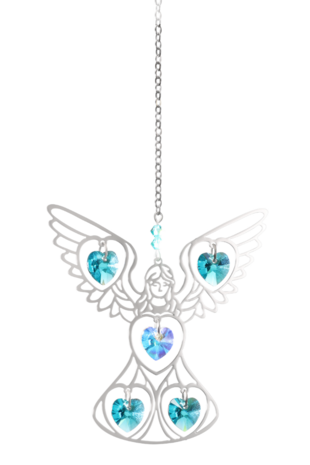 Crystal Radiance Angel Blue Zircon
