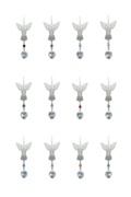 Birthstone Angel Suncatcher 72 Suncatchers (6 of each)