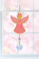 Carded Birthstone Celestial Angel - Rose