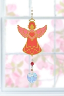 Carded Birthstone Celestial Angel - Ruby