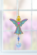 Carded Crystal Dreams Angel - Aurora