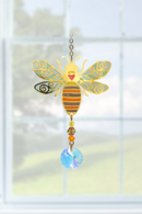 Carded Crystal Dreams Bee - Autumn Gold