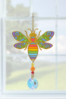 Carded Crystal Dreams Bee - Rainbow