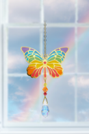 Carded Crystal Dreams Butterfly - Rainbow