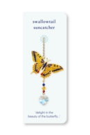 Carded Crystal Dreams Butterfly Swallowtail