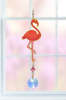 Carded Crystal Dreams Flamingo - Deep Rose