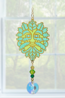 Carded Crystal Dreams Green Man - Green