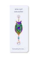 Carded Crystal Dreams Owl - Aurora