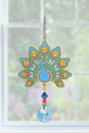 Carded Crystal Dreams Peacock - Majestic