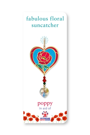 Carded Crystal Dreams Poppy - Rose