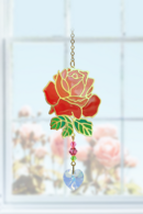Carded Crystal Dreams Rose - Deep Rose