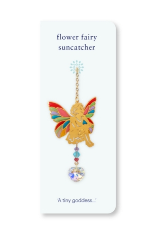 Carded Crystal Dreams Sitting Fairy - Confetti