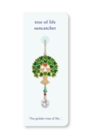 Carded Crystal Dreams Tree of Life - Green