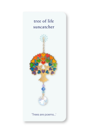 Carded Crystal Dreams Tree of Life - Rainbow